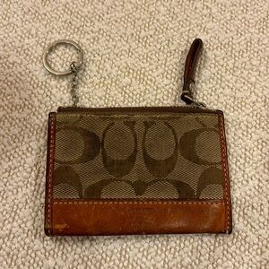 Coach keychain carrier
